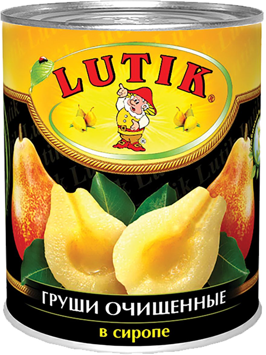 Lutik Груши очищенные в сиропе, 850 мл0120710 Lutik Груши очищенные в сиропе, 850 мл0120710Консервированные очищенные плоды груши Lutik найдут себе место на любой кухне как в местном, так и в промышленных масштабах.