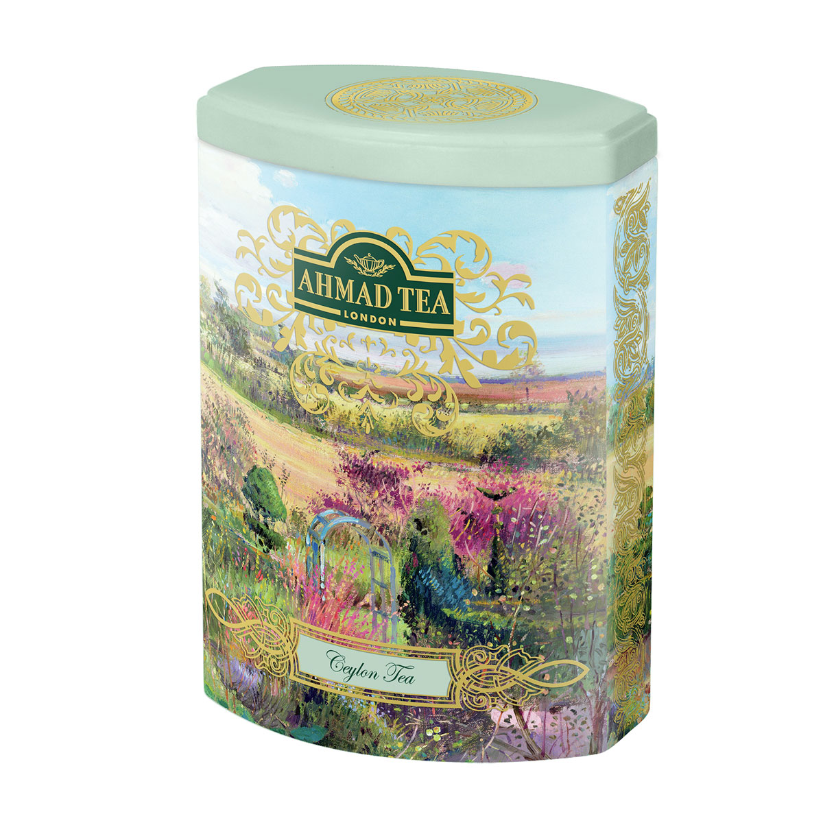 Ahmad Tea Ceylon Tea черный чай, 100 г (жестяная банка)0120710 Ahmad Tea Ceylon Tea черный чай, 100 г (жестяная банка)0120710Цейлонский чай из верхних листочков оранж пеко (оранжевая полоса). Англичане традиционно предпочитают безупречное качество, считая его залогом благополучия и стабильности. Смесь верхних листьев высокогорного цейлонского чая в совершенном исполнении Ахмад Ти необычайно богата ароматом, золотистым цветом и характерным вкусом. Хорошо сочетается с лимоном.
