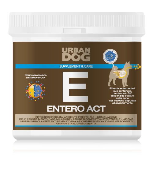 Пищевая добавка Urban Dog Entero Act, для улучшения микрофлоры кишечника, 1 кг0120710 Пищевая добавка Urban Dog Entero Act, для улучшения микрофлоры кишечника, 1 кг0120710ЭНТЕРО АКТ благодаря действию M.O.S. (маннано-олиго-саккариды) восстанавливает правильное развитие ФЛОРЫ КИШЕЧНИКА и УЛУЧШАЕТ УСВОЯЕМОСТЬ питательных веществ через структурное восстановление стенок кишечника и стимулирует рост шерсти. ЭНТЕРО АКТ усиливает секрецию иммуноглобулина, ответственного за иммунную защиту слизистой кишечника. Питательная добавка особенно подходит для использования в случаях явного расстройства обмена веществ и диареи.