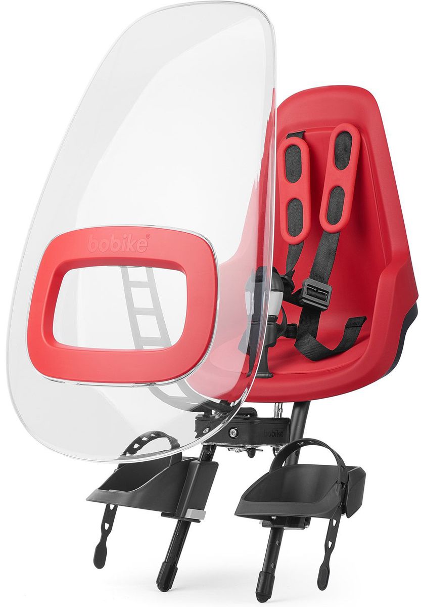 Ветровое стекло для велокресел Bobike Windscreen One +, цвет: красныйMW-1462-01-SR серебристый Ветровое стекло для велокресел Bobike Windscreen One +, цвет: красныйMW-1462-01-SR серебристыйВетровое стекло BOBIKE ONE+ сделано из крепкого, ударопрочного и полностью прозрачного пластика. Его привлекательный дизайн и цветовые акценты отлично сочетаются с Вашим велокреслом BOBIKE ONE Mini. Ветровое стекло регулируется по наклону и обеспечивает полную защиту ребёнка от ветра и дождя. Вы можете установить лобовое стекло прямо в крепёж велокресла. Система крепления Click & Go позволяет быстро и без инструментов установить и снять стекло, а так же переставить его между разными велокреслами.• Для велокресел BOBIKE• Ударопрочная конструкция• Система Click & Go• Регулируемый наклон стекла• Совместимо с велокреслами BOBIKE ONE Mini• Установка без инструментов• Голландский дизайн • Сделано в Европе