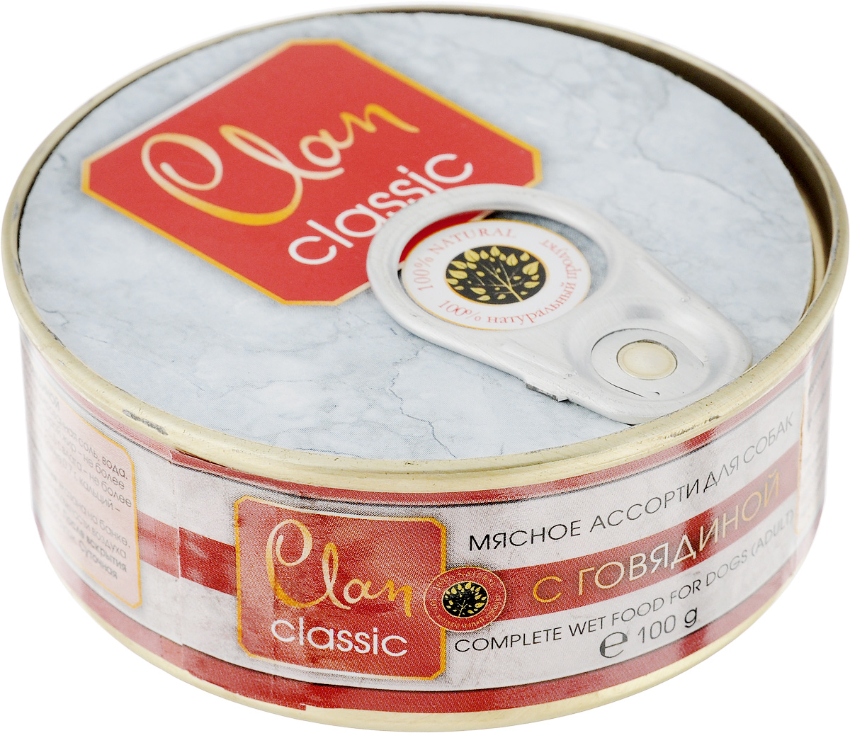 Консервы для взрослых кошек Clan Classic, с говядиной, 100 г0120710 Консервы для взрослых кошек Clan Classic, с говядиной, 100 г0120710Clan Classic - влажный корм для каждодневного питания взрослых кошек. Корм рекомендуется смешивать с кашами. Консервы изготовлены из высококачественного мясного сырья. Для производства корма используется щадящая технология, бережно сохраняющая максимум питательных веществ и витаминов, отборное сырье и специально разработанная рецептура, которая обеспечивает продукции изысканный деликатесный вкус и ярко выраженный аромат. Товар сертифицирован.