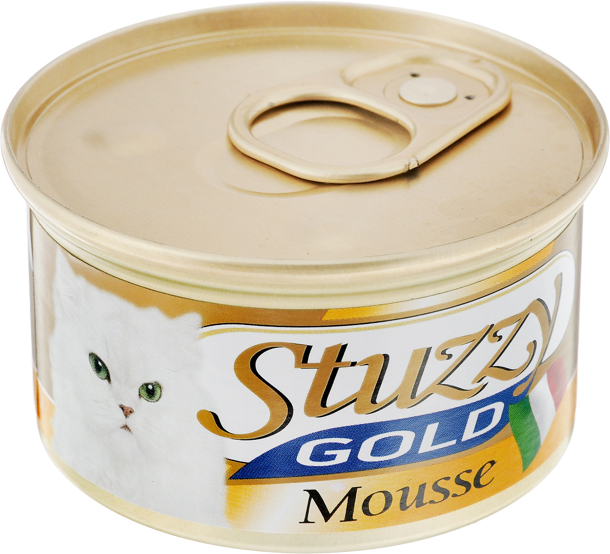Консервы для взрослых кошек Stuzzy Gold, с форелью, 85 г132.C453 Консервы для взрослых кошек Stuzzy Gold, с форелью, 85 г132.C453Консервы для кошек Stuzzy Gold - это дополнительный рацион для взрослых кошек. Корм обогащен таурином и витамином Е для поддержания правильной работы сердца и иммунной системы. Инулин обеспечивает всасывание питательных веществ, а биотин способствуют великолепному внешнему виду кожи и шерсти. Корм приготовлен на пару, не содержит красителей и консервантов.Состав: мясо и мясные субпродукты 44%, рыба и рыбные субпродукты 10% (из них форель 10%).Питательная ценность: белок 12%, жир 6%, клетчатка 0,5%, зола 3%, влажность 78%. Питательные добавки (на кг): витамин А 1177 МЕ, витамин D3 700 МЕ, витамин Е 40 мг,таурин 300 мг, железо 63,14 мг, цинк 40,8 мг, медь 2,32 мг, марганец 3,25 мг, селен 0,155 мг, йод 0,76 мг, смола кассии 3000 мг.Товар сертифицирован.