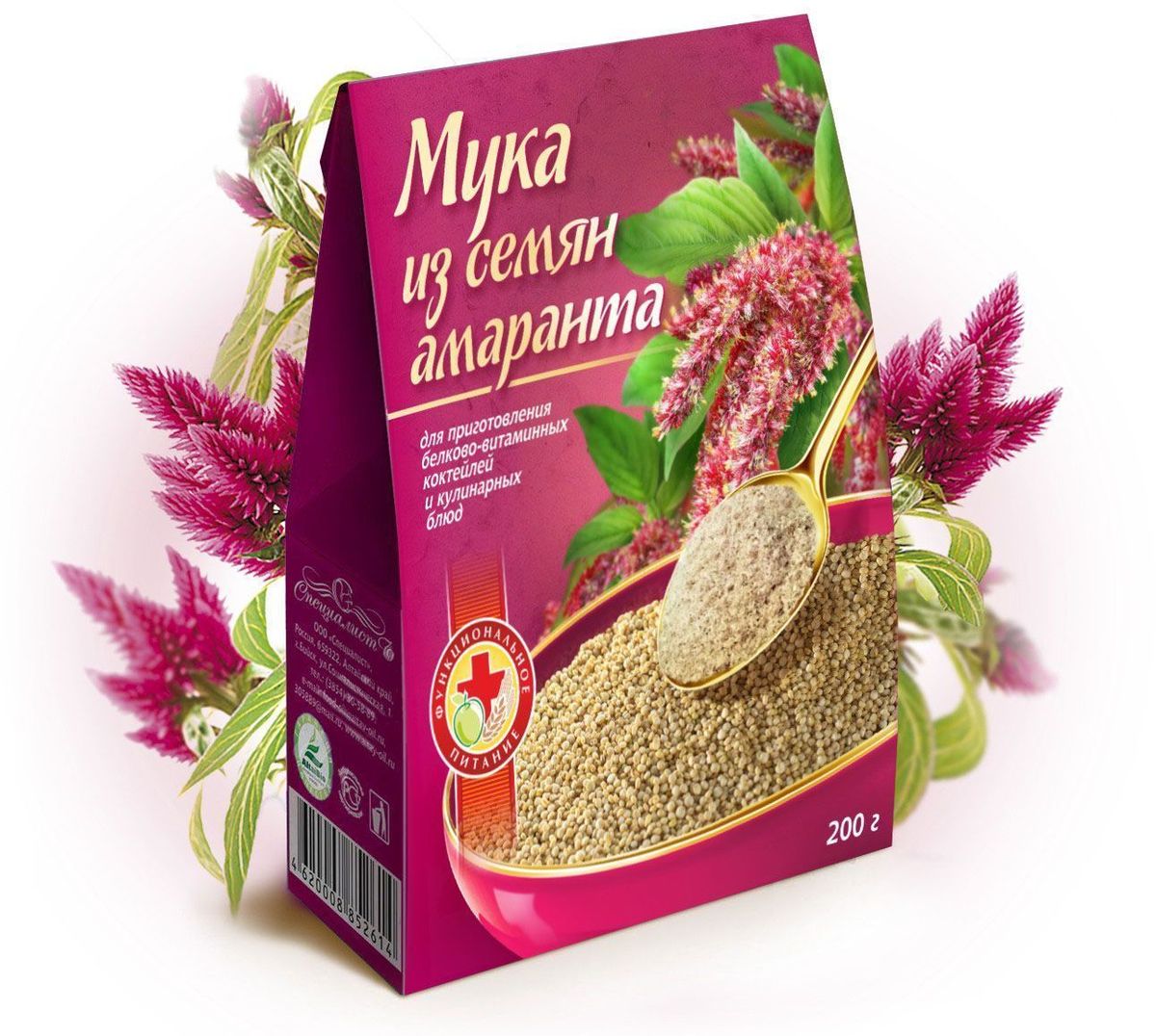Organic Life мука амаранта, 200 г0120710 Organic Life мука амаранта, 200 г0120710Одно из названий амаранта переводится как дарованный Богом. Он был одной из основных зерновых культур древних индейских племен. Ацтеки и инки почитали это растение за его высокую пищевую ценность, а также за целебные свойства. Мука амаранта содержит сквален, известный своими антиоксидантными свойствами. Антиоксиданты способствуют насыщению клеток кислородом, сдерживают окислительное повреждение, что способствует омоложению организма. Домашняя выпечка и кондитерские изделия с мукой амаранта обладают нежным ореховым вкусом и долго не черствеют. Самое главное - они становятся намного полезнее.