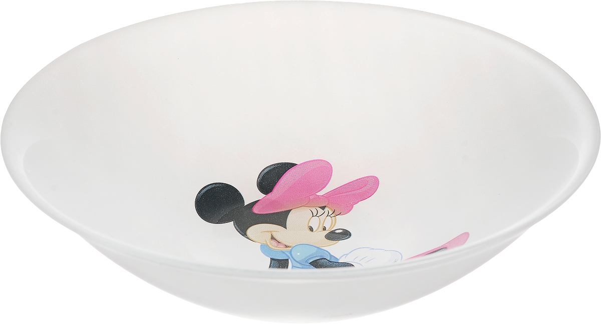 Миска Luminarc Disney Minnie Colors, диаметр 16,5 см54 009312 Миска Luminarc Disney Minnie Colors, диаметр 16,5 см54 009312Миска Luminarc Disney Minnie Colors, декорированная изображением Minnie, изготовлена из высококачественного ударопрочного стекла. Изделие устойчиво к повреждениям и истиранию, в процессе эксплуатации не впитывает запахи и сохраняет первоначальные краски. Миска подходит для подачи жидких блюд, каш, мюсли и многого другого. Посуда Luminarc обладает не только высокими техническими характеристиками, но и красивым эстетичным дизайном. Luminarc - это современная, красивая, практичная столовая посуда.Можно мыть в посудомоечной машине.