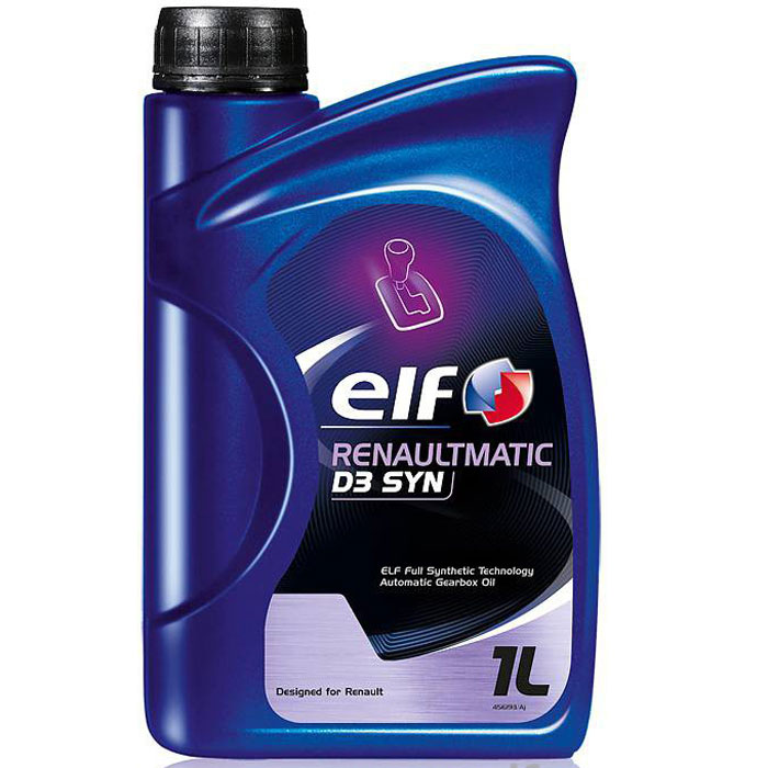 Трансмиссионное масло Elf Renaultmatic D3 SynS03301004 Трансмиссионное масло Elf Renaultmatic D3 SynS03301004ОдобренияRenault DP0ПреимуществаФрикционные свойства, адаптированные для материалов и покрытий на сцеплениях/муфтах, тормозах и блокировке, установленных в трансмиссиях этого типа.Высоки индекс вязкости.Очень низкая температура застывания. Превосходная термическая и химическая стабильность.Хорошая защита от износа и коррозии, низкая склонность к пенообразованию.Очень хорошая совместимость с материалами уплотнений сочленений, шарниров, узлов.Гарантирует точность и порядок работы автоматических трансмиссий даже при низкоскоростных маневрах и в любых климатических условиях.Сохраняет оптимальный уровень физико-химических свойств в течение всего срока службы, рекомендуемого производителем.