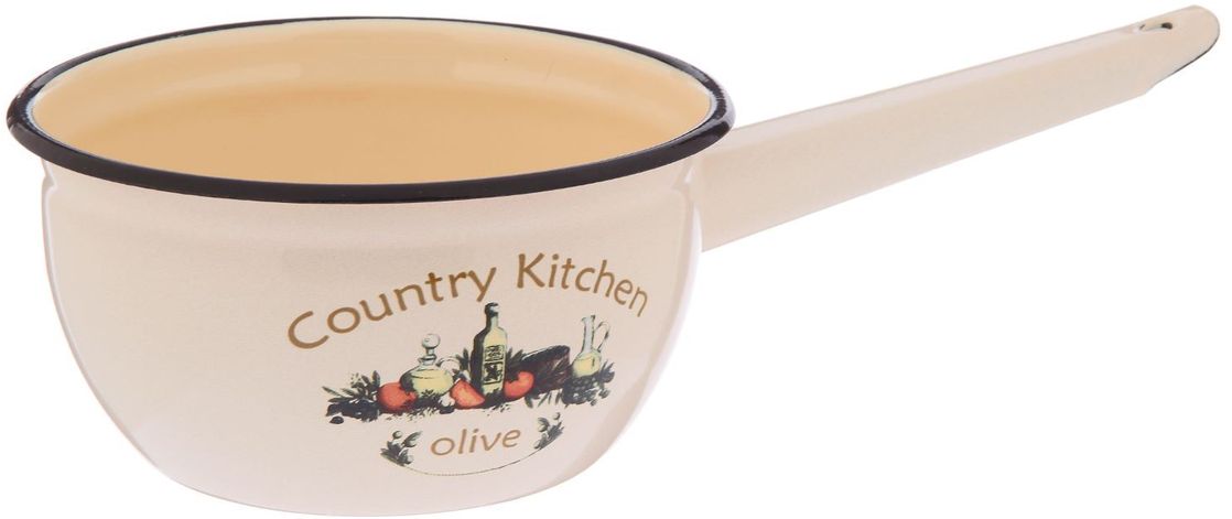 Ковш Epos Olive, с эмалированным покрытием, 1,5 л94672 Ковш Epos Olive, с эмалированным покрытием, 1,5 л94672Ковш Epos Olive изготовлен из высококачественной стали с эмалированным покрытием.Пища не пригорает и не прилипает к стенкам и дну посуды. На ручке предусмотрено отверстие для подвешивания.От хорошей кухонной утвари зависит половина успеха аппетитного блюда. Чтобы еда была вкусной, важно ее правильно приготовить и сервировать. Вся посуда бренда Epos изготовлена из проверенных материалов, безопасна в использовании, будет долго радовать вас своим внешним видом и высоким качеством. Объем: 1,5 л.