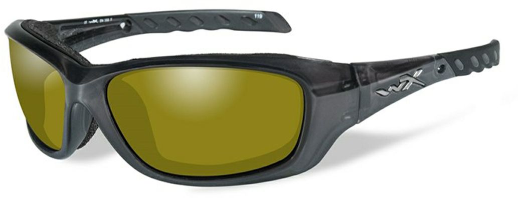 Очки солнцезащитные WileyX Gravity Polarized, для охоты, рыбалки и активного отдыха, цвет: Yellow807 Очки солнцезащитные WileyX Gravity Polarized, для охоты, рыбалки и активного отдыха, цвет: Yellow807Поляризованные желтые линзы обеспечивают превосходную видимость, как при ярком, так и в слабом освещении, и они идеально подходят для активного отдыха, особенно для рыбалки. Линзы Wiley X, изготовленые из безосколочного поликарбоната с устойчивостью к царапинам, обеспечивают 100% УФ-защиту.ОЛЯРИЗАЦИОННЫЙ ФИЛЬТР 8ТМЗапатентованная WileyX технология поляризации линз обеспечивает 100% поляризацию и 100% защиту от ультрафиолетовых лучей для непревзойденной четкости и контрастности изображения.ЗАЩИТА ОТ УДАРОВ НА ВЫСОКОЙ СКОРОСТИОправа и линзы должны выдерживать удар тяжелого снаряда весом 500 гр, падающего с высоты 127 смПРОЧНОЕ ПОКРЫТИЕУстойчивое к царапинам покрытие защищает линзы от механических повреждений и продлевает срок их службы.АНТИБЛИКОВОЕ ПОКРЫТИЕАнтибликовое покрытие устраняет нежелательные отражения с поверхностей линз. ВОДООТТАЛКИВАЮЩЕЕ ПОКРЫТИЕВодоотталкивающее покрытие обеспечивает скатывание воды с поверхности линз. Используется только на поляризационных линзах.НАКЛАДКИ FACIAL CAVITY™ SEALSЗапатентованные защитные накладки FACIAL Cavity™ защищают от ветра, механических обломков и периферийного освещения.