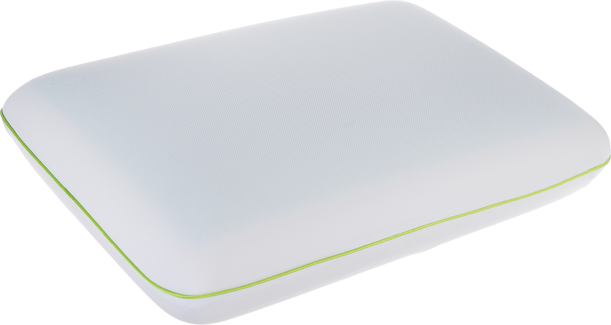 Подушка Аскона Ecogel Classic Green, наполнитель: Memory Foam, Ecogel, 60 x 40 смU110DF Подушка Аскона Ecogel Classic Green, наполнитель: Memory Foam, Ecogel, 60 x 40 смU110DFПодушка с охлаждающим эффектом Аскона Ecogel Classic Green. Охлаждающий эффект подушки помогает глубокому сну и лучшей работоспособности мозга в течение дня. Специальная технология распределяет тепло по всей поверхности подушки, обеспечивая приятное чувство прохлады. Подушка также сочетает в себе эффект памяти, благодаря чему принимает контуры тела и не требует привыкания. Супермягкий чехол подушки изготовлен из микрофибры. Наполнитель - Memory Foam и Ecogel. Слой Ecogel располагается на одной стороне подушек, с обратной стороны - Memory Foam.Подушка анатомической формы понравится тем кто любит спать на боку и на спине.Свойства:- охлаждающий эффект во время сна;- правильная поддержка головы и шеи;- обладает микромассажным эффектом;- подстраивается под форму тела;- экологичные материалы.Подушка упакована в дополнительный чехол из полиэстера, который застегивается на молнию.