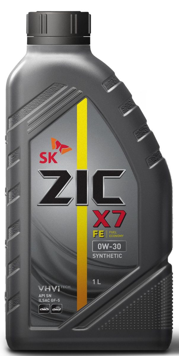 Масло моторное ZIC X7 FE, синтетическое, класс вязкости 0W-30, API SN, 1 л. 132616S03301004 Масло моторное ZIC X7 FE, синтетическое, класс вязкости 0W-30, API SN, 1 л. 132616S03301004ZIC X7 FE - всесезонное синтетическое моторное масло высшего качества с повышенной топливной экономичностью и превосходными низкотемпературными свойствами. Изготовлено на основе базового масла YUBASE и сбалансированного пакета современных присадок с пониженным содержанием зольных соединений, фосфора и серы. Плотность при 15°C: 0,8416 г/см3.Температура вспышки: 230°С. Температура застывания: -45°С.Индекс вязкости: 178.