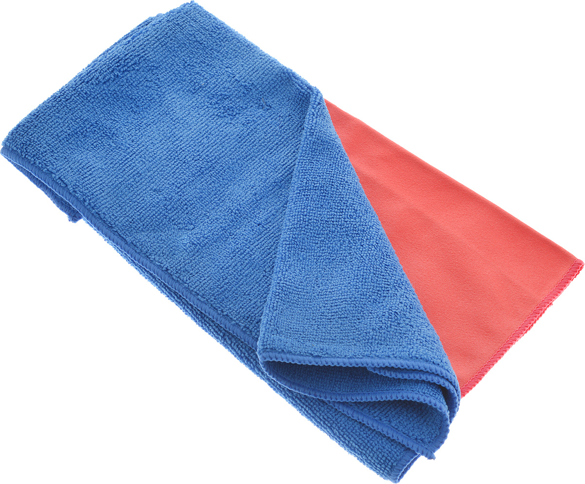 Салфетка чистящая Sapfire Cleaning Сloth & Suede, цвет: коралловый, синий, 35 х 40 см, 2 штRC-100BWC Салфетка чистящая Sapfire Cleaning Сloth & Suede, цвет: коралловый, синий, 35 х 40 см, 2 штRC-100BWCБлагодаря своей уникальной ворсовой структуре, салфетки Sapfire Cleaning Сloth прекрасно подходят для мытья и полировки автомобиля.Материал салфеток: микрофибра (85% полиэстер и 15% полиамид), обладает уникальной способностью быстро впитывать большой объем жидкости. Клиновидные микроскопические волокна захватывают и легко удерживают частички пыли, жировой и никотиновый налет, микроорганизмы, в том числе болезнетворные и вызывающие аллергию. Протертая поверхность становится идеально чистой, сухой, блестящей, без разводов и ворсинок. Допускается машинная и ручная стирка слабым моющим раствором в теплой воде.Отбеливание и глажка запрещены.Размер салфеток: 35 х 40 см.