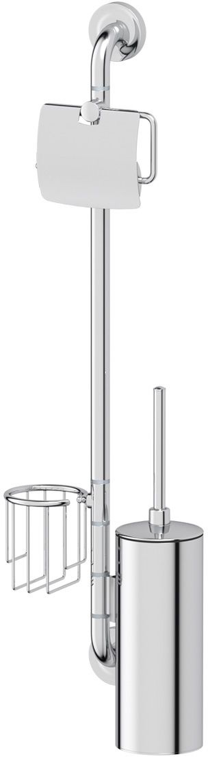 Штанга комбинированная для туалета Ellux Elegance, цвет: хром. ELE 078шв_3471 Штанга комбинированная для туалета Ellux Elegance, цвет: хром. ELE 078шв_3471Аксессуары торговой марки Ellux производятся на заводе ELLUX Gluck s.r.o., имеющем 20-летний опыт работы. Предприятие расположено в Злинском крае, исторически знаменитом своим промышленным потенциалом. Компоненты из всемирно известного богемского хрусталя выгодно дополняют серии аксессуаров. Широкий ассортимент, разнообразие форм, высочайшее качество исполнения и техническое?совершенство продукции отвечают самым высоким требованиям. Продукция завода Ellux представлена на российском рынке уже более 10 лет и за это время успела завоевать заслуженную популярность у покупателей, отдающих предпочтение дорогой и качественной продукции.100% made in Czech Republic Весь цикл производства изделий осуществляется на территории Чешской республики.Высококачественная латунь — дорогостоящий многокомпонентный медный сплав с основным легирующим элементом – цинком. Обладает высокой прочностью и коррозионной стойкостью. Считается лучшим материалом для изготовления аксессуаров, смесителей и другого сантехнического оборудования.Гарантия 15 лет. Длительный срок службы подтверждается 15-ти летней гарантией производителя при условии правильной эксплуатации.Проверенное временем качество продукции завода ELLUX Gluck s.r.o. позволяет производителю гарантировать длительный срок ее эксплуатации. Комбинированные штанги и стойки позволяют использовать необходимые аксессуары, сокращая количество отверстий при монтаже. Аксессуары устанавливаются в поворотные крепления, чем достигается компактность конструкции и функциональность её эксплуатации.Надежное крепление аксессуаров к стене обусловлено использованием качественных и прочных материалов крепежных элементов и хорошо продуманной конструкцией, разработанной с учетом возможных нагрузок.Премиум качество. Находясь в более доступном ценовом сегменте, аксессуары торговой марки ELLUX обладают всеми качествами продукции PREMIUMПроизведено в Чехии. Завод ELLUX Gluck s.r.o. — единственный производитель аксессуаров на территории Чешской Республики.В производстве аксессуаров используется высокосортная латунь, которая является идеальным материалом для эксплуатации в условиях повышенной влажности. Технически совершенные конструкции аксессуаров имеют надежное скрытое крепление к стене. Трудоемкая ручная полировка изделий до зеркального блеска и строгое соблюдение технологического цикла при гальванизации хромом обеспечивают идеально гладкую поверхность и высокую устойчивость покрытия.Сделано из латуни. Латунь, используемая в производстве аксессуаров, обладает высокой прочностью и коррозионной стойкостью, и считается лучшим материалом для изготовления аксессуаров.Сертификат экономической палаты Чешской Республики подтверждает, что весь цикл производства изделий осуществляется на территории ЧехииПроизведено в Чехии на заводе ELLUX Gluck s.r.o., который специализируется на производстве зеркал и аксессуаров для ванной комнаты.Ручная полировка позволяет добиваться превосходного результата обработки в труднодоступных местах аксессуара, в результате обеспечивая идеальную хромированную поверхность.Хром - очень прочный, износостойкий металл, обладающий корозийной стойкостьюДизайн и конструкция предмета продумана так, что все крепежные элементы не видны при его использовании