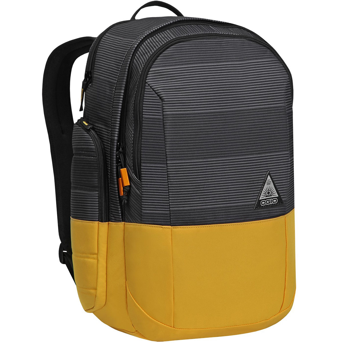 Рюкзак городской OGIO Urban. Clark Pack (A/S), цвет: горчичный, серый. 031652227002Z90 black Рюкзак городской OGIO Urban. Clark Pack (A/S), цвет: горчичный, серый. 031652227002Z90 blackСтильный и в то же время функциональный рюкзак от Ogio. Имеются специализированные отсеки для ноутбука и планшета, которые позволят Вам не переживать за сохранность техники. Большое основное отделение вместит все необходимые вещи, а внешние боковые карманы на молнии помогут всегда держать необходимые аксессуары поблизости.