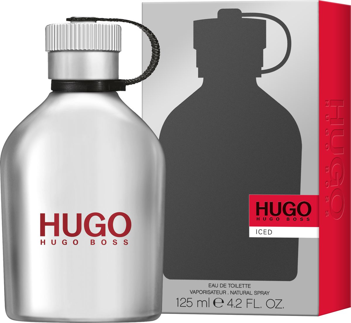 Hugo Boss Hugo Iced Туалетная вода 125 мл28032022 Hugo Boss Hugo Iced Туалетная вода 125 мл28032022Hugo Iced – новый аромат, заряжающий энергией. Для тех, кто не боится следовать за своей мечтой. Он идеально передает смелый и дерзкий характер HUGO, а металлический леденящий флакон в форме фляги отражает бодрящие и свежие нотки композиции. Верхняя нота ледяной мяты пробуждает и дарит энергию на весь день. В сердце аромата звучат придающие уверенность ноты чайного дерева в сочетании с можжевельником и горьким апельсином. Ветивер в базовых нотах делает аромат мужественным и насыщенным, наполняет решительностью и поднимает настроение.