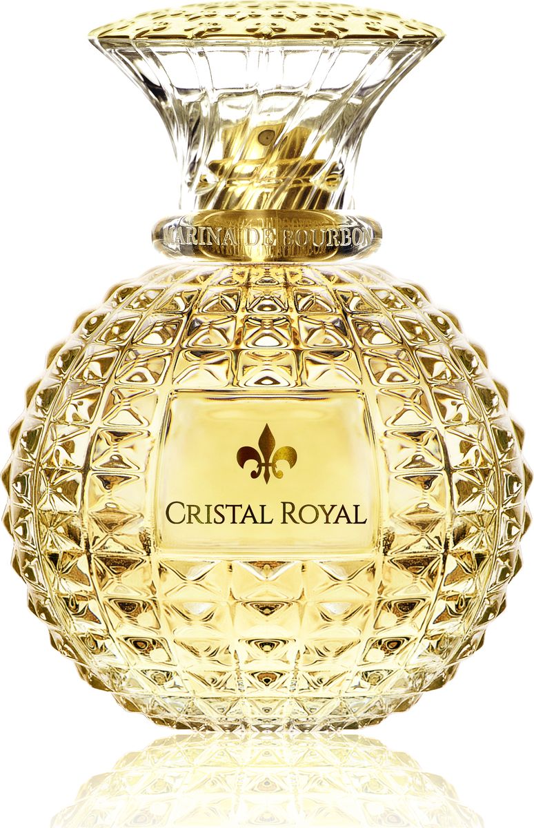Princesse Marina De Bourbon Paris Cristal Royal Парфюмерная вода 100 мл28032022 Princesse Marina De Bourbon Paris Cristal Royal Парфюмерная вода 100 мл28032022ФЛАКОН: Абсолютная чувственность, кристальная прозрачность и светящаяся яркость: Parfum Princesse Marina De Bourbon представляет новую линейку ароматов Cristal Royal, драгоценный камень редкой красоты. Вдохновленный работой французских мастеров Версаля и мастеров по отделке хрусталя, новый аромат от Princesse Marina De Bourbon - вуаль чувственности и красоты. Поверхность флакона усыпана рельефными бриллиантовыми пиками, которые усиливают игру света. Принцесса, входя в Версальский дворец, обратила внимание на сферу центральной люстры, которая вобрала в себя все солнце и золото Зеркального зала. Принцессе захотелось подарить всем женщинам частицу французской роскоши. Cristal Royal - сочетание соблазна и чувственности, чистый как солнечный свет c ярким характером. Девушка как бриллиант излучает все грани своей красоты, чувственности и благородствa. Аромат пробуждает принцеcсу в женщинe и открывает для нее мир гламурa и очарования. АРОМАТ: Яркий аромат для женщин, которые хотят ощутить при