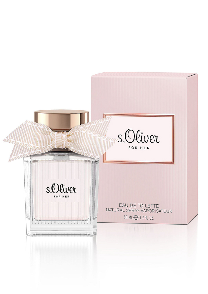 S.oliver For Her Туалетная вода 50мл28032022 S.oliver For Her Туалетная вода 50мл28032022Новая линия s.Oliver создана специально для того, чтобы навсегда запечатлеть в памяти самые приятные мгновения. Главный тренд сезона: Образ ROS?-NUDE