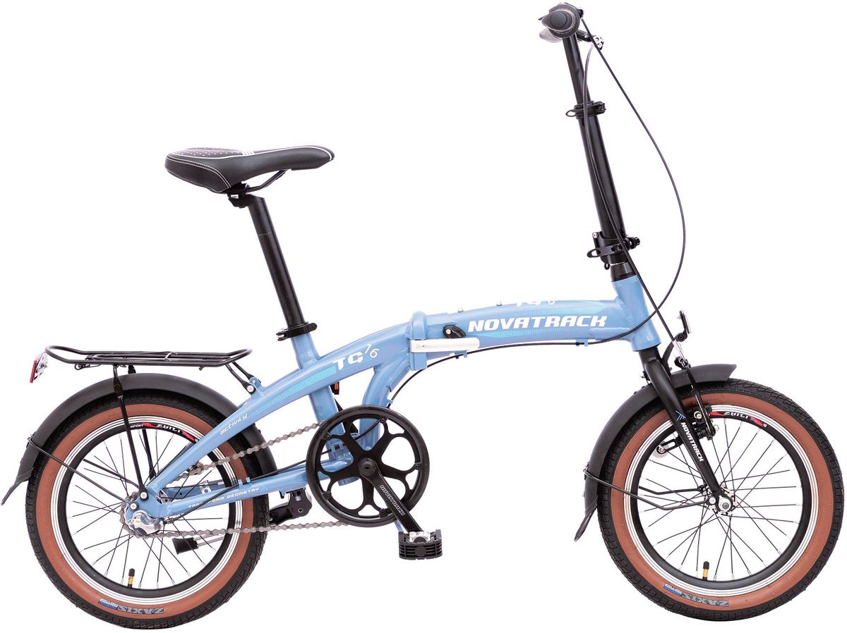 Велосипед детский Novatrack TG-20, цвет: синий, 16 тренировочные колеса 16 20