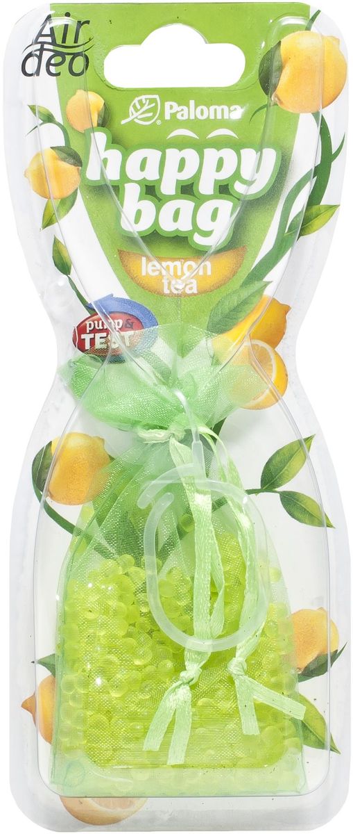 Ароматизатор автомобильный Paloma Happy Bag. Lemon106-026 Ароматизатор автомобильный Paloma Happy Bag. Lemon106-026Подвесной ароматизатор Paloma Happy Bag. Lemon наполнит салон вашего автомобиля освежающим цитрусовым ароматом, нейтрализуя неприятные запахи, застоявшиеся в салоне. Например, от еды, обуви и сигарет. Тонкий аромат будет сопровождать вас на протяжение всего использования. Универсальный и в то же время изящный дизайн ароматизатора будет гармонично сочетаться с интерьером любого автомобиля, доставляя эстетическое удовольствие.