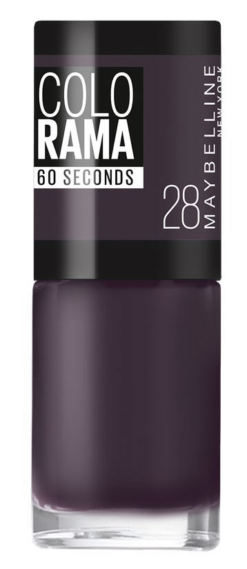 Maybelline New York Лак для ногтей Colorama, оттенок 28, Ночное рандеву, 7 млSC-FM20104 Maybelline New York Лак для ногтей Colorama, оттенок 28, Ночное рандеву, 7 млSC-FM20104Самая широкая палитра оттенков новых лаков Колорама. Яркие модные цвета с подиума. Новая формула лака Колорама обеспечивает стойкое покрытие и создает еще более дерзкий, насыщенный цвет, который не тускнеет. Усовершенствованная кисточка для более удобного и ровного нанесения, современная упаковка. Лак для ногтей Колорама не содержит формальдегида, дибутилфталата и толуола.