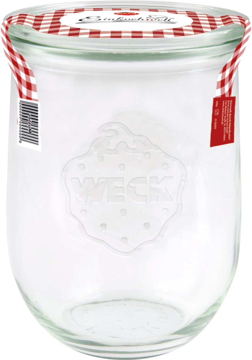 Банка для сыпучих продуктов Einkochwelt Weck, 1 лVT-1520(SR) Банка для сыпучих продуктов Einkochwelt Weck, 1 лVT-1520(SR)Удобная банка Einkochwelt Weck со стеклянной крышкой предназначена для консервирования продуктов по особой технологии. Крышка закрепляется с помощью резинового кольца. Плотно прилегающее резиновое кольцо предотвращает попадание воды внутрь банки. При стерилизации банка должна быть полностью погружена в воду.Такая модель сделана из жаропрочного стекла (выдерживает температуру до 250°С).Оригинальная форма банки позволит ей стать не только полезным изделием, но и украшением интерьера вашей кухни. Объем: 1 л.