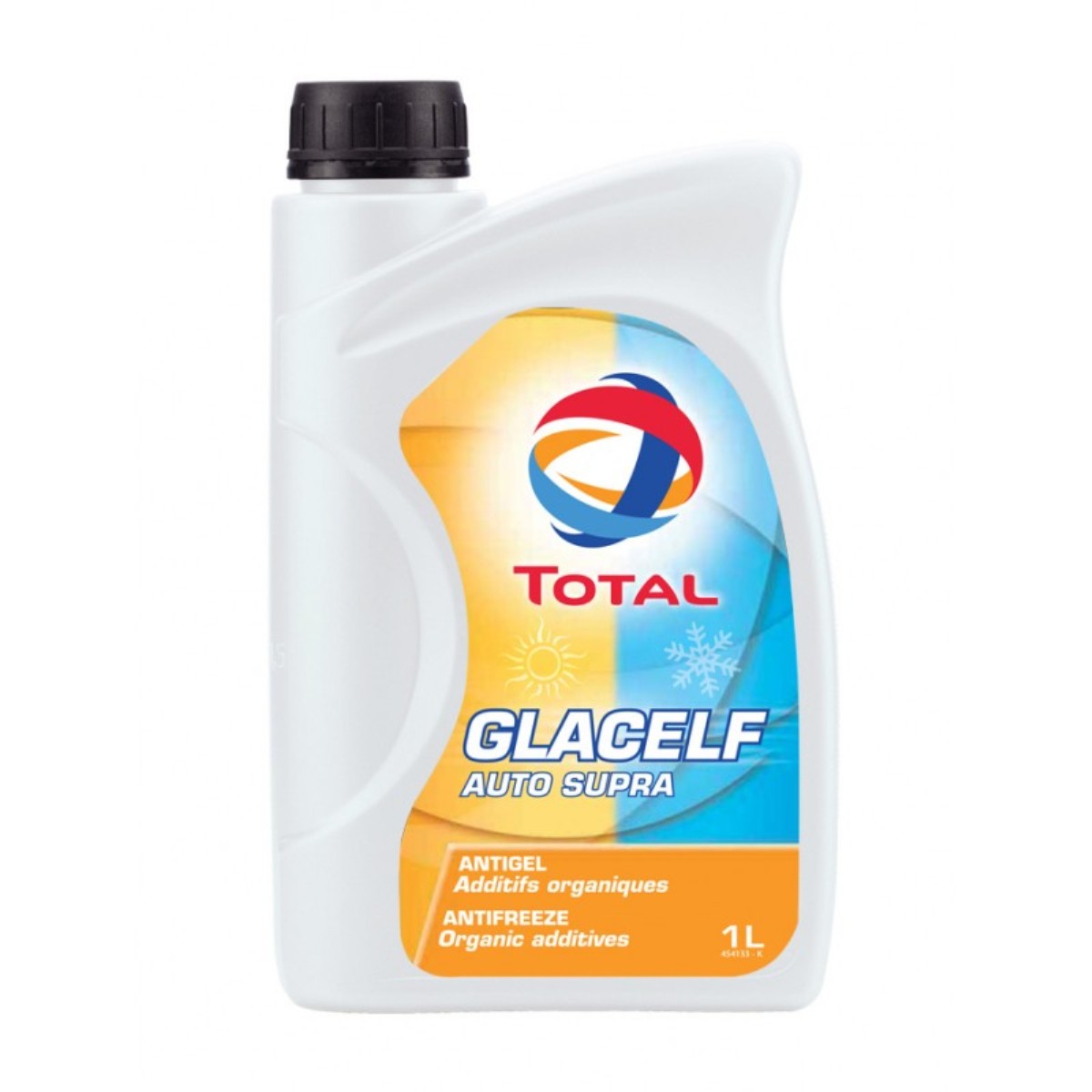 Антифриз Total Glacelf Auto Supra -38, цвет: оранжевый, 1 л172764 Антифриз Total Glacelf Auto Supra -38, цвет: оранжевый, 1 л172764Антифриз Total Glacelf Auto Supra -38 со значительно увеличенным интервалом замены на основе чистого моноэтиленгликоля и органических ингибиторов коррозии. интервал замены - 5 лет (650 000 км для грузовиков, 250 000 км для легковых автомобилей). Антифриз уменьшает износ блока цилиндров и водяной помпы. не содержит силикатов, фосфатов, хроматов, нитритов или боратов. Обладает термостабильностью в диапазоне от -40С до +115С. Соответствует международным стандартам MB-APPROVAL 325.3 DEUTZ, DEUTZ MWM, MAN 324 TYP SNF, FORD, AUDI, SEAT, SKODA, VW TL 774 D/F, JAGUAR, OPEL-GM 627M, LEYLAND TRUCKS, RENAULT VI, SCANIA, SAAB