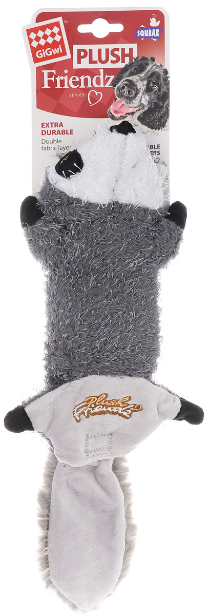 Игрушка для собак GiGwi Енот, шкурка с пищалкой, длина 40 см. 753525638402 Игрушка для собак GiGwi Енот, шкурка с пищалкой, длина 40 см. 753525638402Игрушка для собак GiGwi Енот выполнена из ворсистого текстиля. Игрушка подходит для активной игры. Забавный енот с пищалкой непременно привлечет внимание вашего друга.