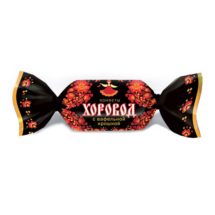 Хоровод конфеты с вафельной крошкой, 250 г0120710 Хоровод конфеты с вафельной крошкой, 250 г0120710Пралиновые конфеты с вафельной крошкой в шоколадной глазури.