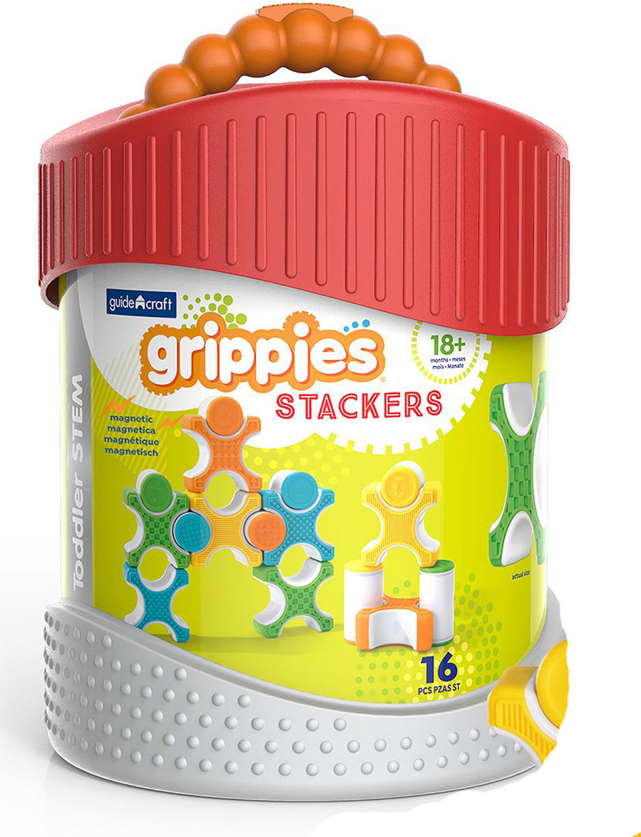 Guide Craft Конструктор Better Builders Grippies Stackers G8313 guide craft магнитный конструктор better builders career people