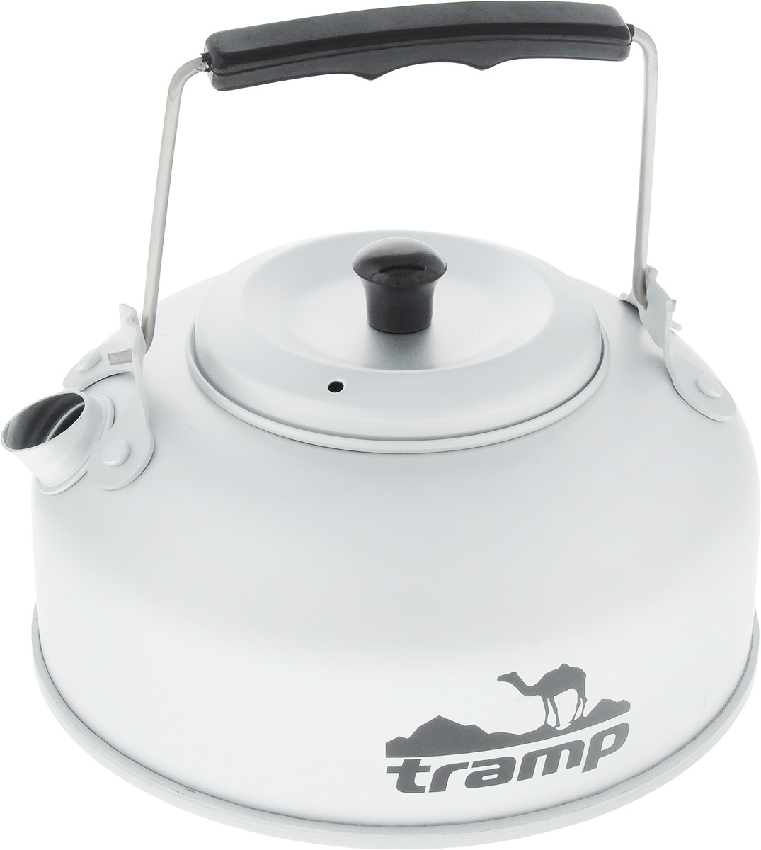 Чайник походный Tramp, с заварником, 0,9 л10-02658-002 Чайник походный Tramp, с заварником, 0,9 л10-02658-002Чайник Tramp имеет специальное сито для заварки, что делает приготовление чая более удобным. Плоская форма дна позволяет быстро нагреть воду, складная ручка и небольшой вес алюминия делает чайник особенно удобным для перевозки. В комплект прилагается чехол для хранения.Объем: 900 л. Высота без учета ручки: 8 см. Диаметр дна: 15 см.
