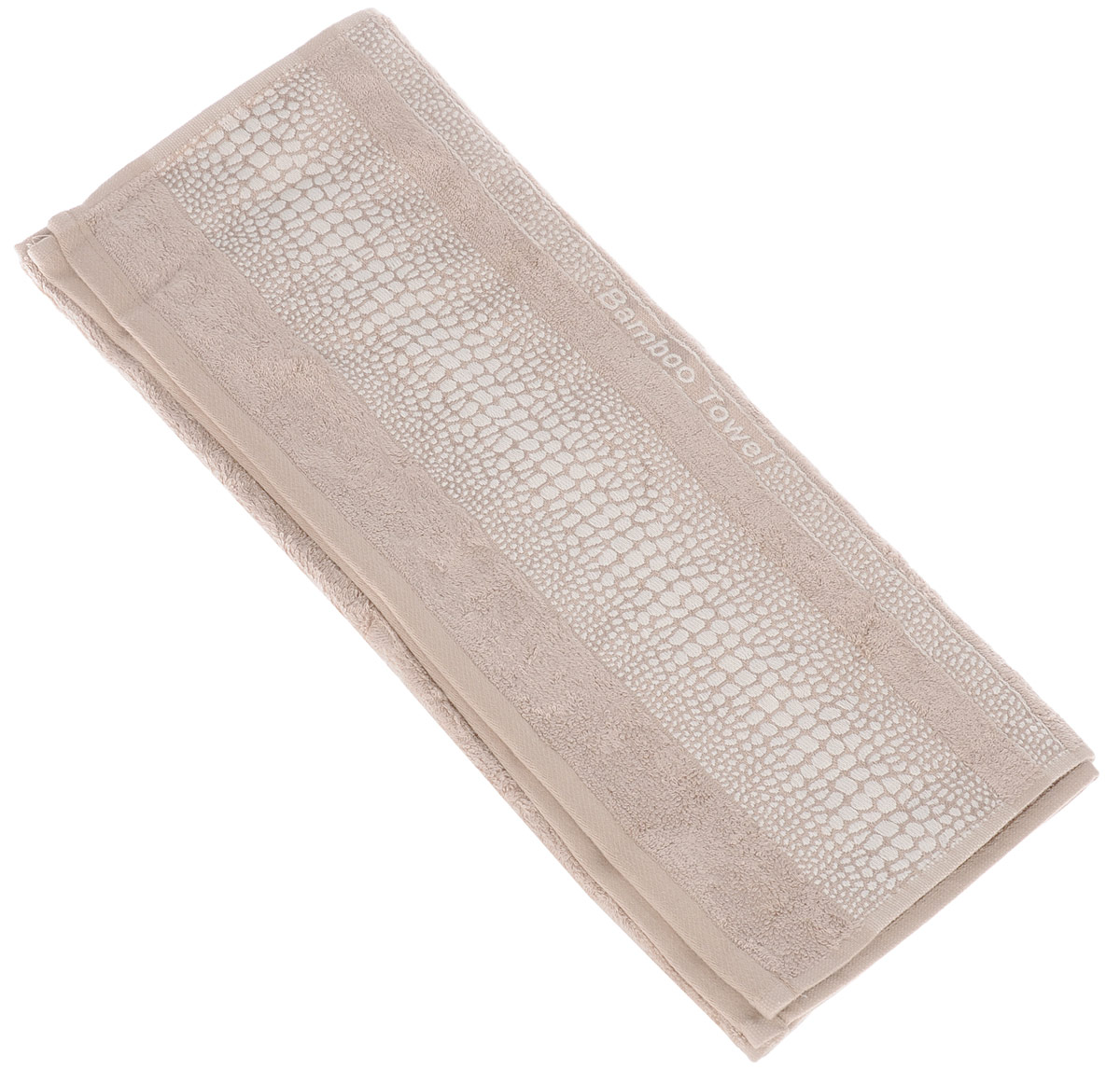 Полотенце Brielle Bamboo. Crocodile, цвет: мокко, 50 х 90 смNLED-423-3W-BU Полотенце Brielle Bamboo. Crocodile, цвет: мокко, 50 х 90 смNLED-423-3W-BUПолотенце Brielle Bamboo. Crocodile выполнено из бамбука с содержанием хлопка. Изделие очень мягкое, оно отлично впитывает влагу, быстро сохнет, сохраняет яркость цвета и не теряет формы даже после многократных стирок. Модель оформлена узорным рисунком и надписью. Полотенце Brielle Bamboo. Crocodile очень практично и неприхотливо в уходе. Такое полотенце послужит приятным подарком.