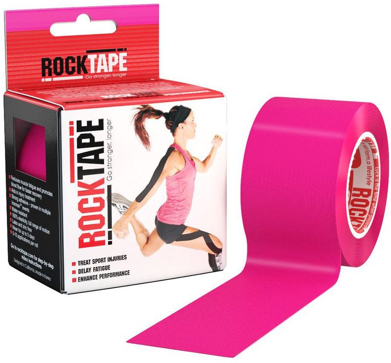 Кинезиотейп Rocktape, цвет: розовый, 5 см х 5 м1103-008 Кинезиотейп Rocktape, цвет: розовый, 5 см х 5 м1103-008Материал: 97% хлопок, 3% нейлон 6/12Стойкая гипоаллергенная клеевая основаЭластичность: 180-190% (!)Плотная волнообразная структура тканиВодостойкийНосится, не теряя свойств, до 5 днейПроизводство: США/Корея