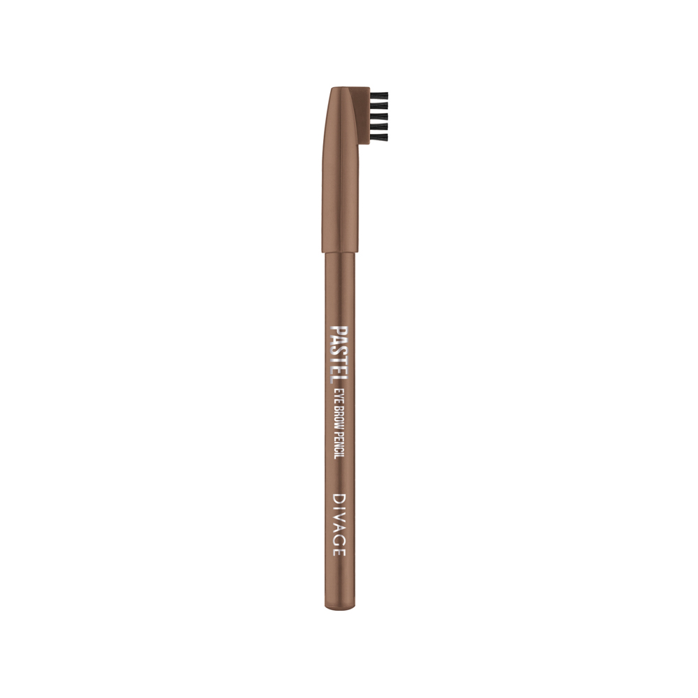 Divage Карандаш Для Бровей Pastel - Тон № 110428032022 Divage Карандаш Для Бровей Pastel - Тон № 110428032022Карандаш плотной текстуры идеально подходит для графичного моделирования формы бровей. Воздушный пудровый контур придаёт бровям совершенную форму и гармоничный объём. Обеспечивает эффект натуральных, ровных и густых бровей. Эффект достигается не только благодаря насыщенному составу, но и маленькой расчёске, которая используется до и после применения карандаша. Она предварительно подготавливает брови для использования карандаша, а затем облегчает его равномерное распределение для придания брови формы и ровного цвета. Касто ровое масло и растительные воски, содержащиеся в составе карандаша, бережно ухаживают за нежной кожей века. Подари образу максимальную естественность с карандашами для бровей PASTEL от DIVAGE!