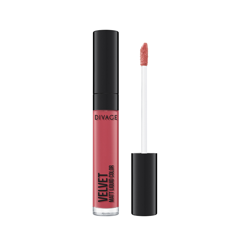 Divage Жидкая Матовая Губная Помада Liquid Matte Lipstick - Тон Velvet № 0128032022 Divage Жидкая Матовая Губная Помада Liquid Matte Lipstick - Тон Velvet № 0128032022Жидкая матовая помада VELVET имеет легкую матовую невесомую текстуру, которая позволяет создать потрясающий соблазнительный бархатистый эффект. Удобный аппликатор делает нанесение максимально комфортным и позволяет распределить помаду идеально ровно.