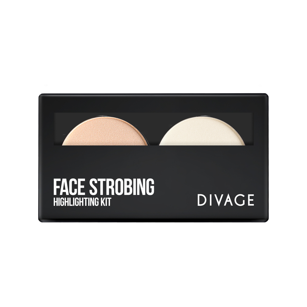 Divage Палетка - Товар Face strobing1092018 Divage Палетка - Товар Face strobing1092018Палетка FACE STROBING станет незаменимым помощников в создании идеального образа. В палетку входят: - хайлайтер для натурального деликатного сияния; - прозрачная фиксирующая пудра - для закрепления макияжа и предотвращения появления жирного блеска;