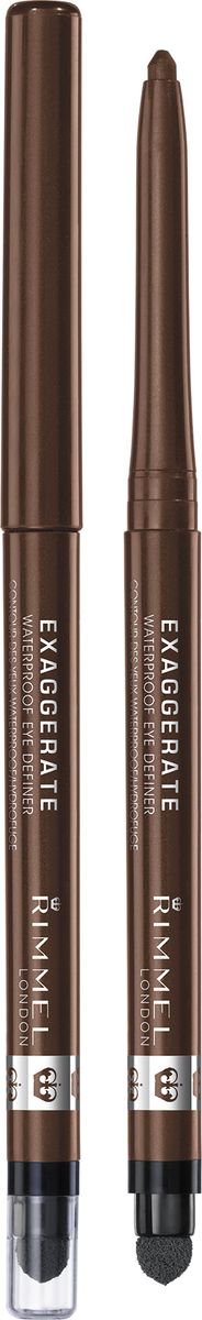 Rimmel Карандаш Для Глаз Exaggerate Waterproof Eye Definer 212 тон5010777139655 Rimmel Карандаш Для Глаз Exaggerate Waterproof Eye Definer 212 тон5010777139655Точность жидкой подводки и лёгкость карандаша Выдвигающийся стержень, аппликатор для растушевки, встроенная точилка Бархатистая формула, интенсивный цвет, стойкий результат Подходит для чувствительных глаз.