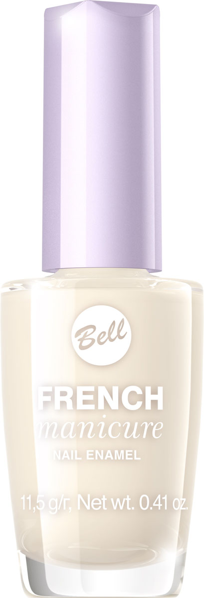 Bell Лак Для Ногтей Устойчивый Гипоаллергенный French Manicure Nail Тон 2SC-FM20104 Bell Лак Для Ногтей Устойчивый Гипоаллергенный French Manicure Nail Тон 2SC-FM20104Натуральный элегантный маникюр! French manicure от Bell - это наиболее простой и эффективный способ создания настоящего французского маникюра. Новейшая коллекция включает 12 деликатных оттенков: 6 из них обогащены серебристыми искорками, другие 5 придают ногтям матовый блеск.