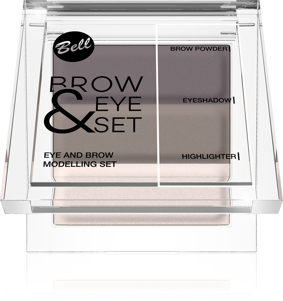 Bell Набор Для Моделирования Бровей И Глаз Brow And Eye Modelling Set Тон 01SC-FM20104 Bell Набор Для Моделирования Бровей И Глаз Brow And Eye Modelling Set Тон 01SC-FM20104Набор теней для моделирования бровей и макияжа глаз. Включает в себя два оттенка матовых теней и хайлайтер. Самым тёмным оттенком рекомендуем подчеркивать форму бровей. Тени промежуточного оттенка предназначены для макияжа глаз. Нанесите их на подвижное веко. Подчеркните красоту глаз идеальным сочетанием! Хайлайтер, нанесенный в уголки глаз и под бровь для визуального совершенства взгляда! Высокая стойкость.