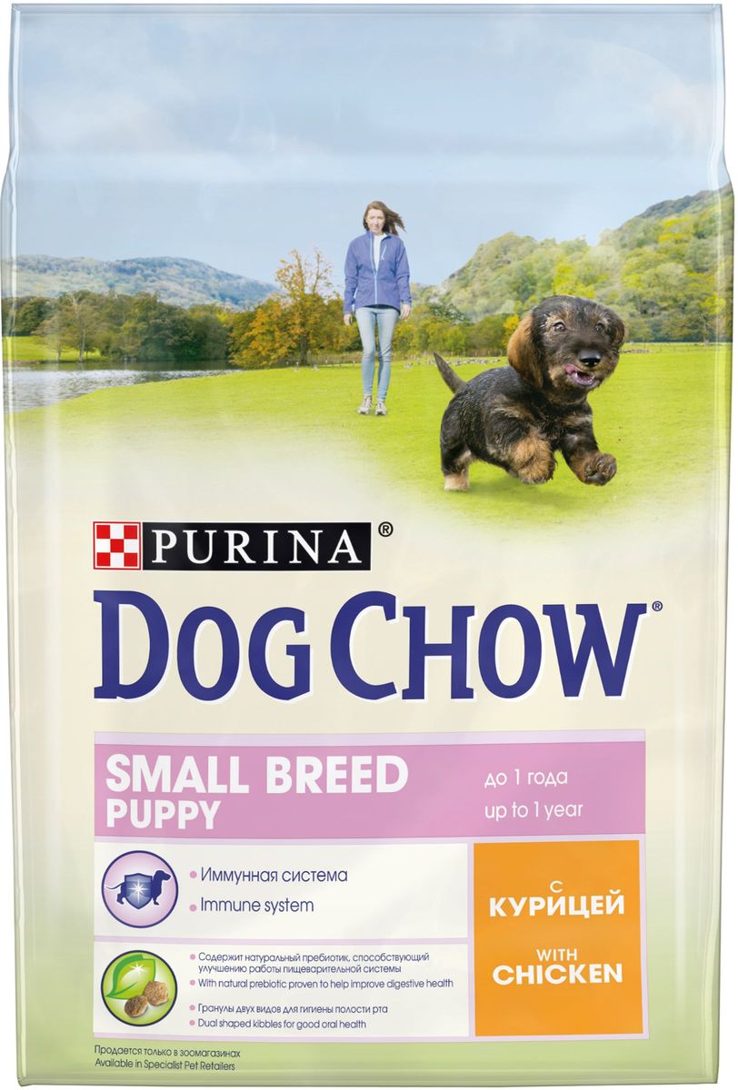 Корм сухой Dog Chow Puppy для щенков мелких пород до 1 года, с курицей, 2,5 кг0120710 Корм сухой Dog Chow Puppy для щенков мелких пород до 1 года, с курицей, 2,5 кг0120710DOG CHOW® на 100% полноценное и сбалансированное питание. Высокое содержание мяса. Создано специально для поддержания здоровья щенков в период роста и развития.МЕ/кг: витамин А: 22 600,витамин D3: 1 300;витамин Е: 105. Мг/кг: железо: 93,8;йод: 2,3;медь: 10,4;марганец: 7,1;цинк: 168,6;селен: 0,23. Белок: 29,0%, Жир: 15,0%, Сырая зола: 8,0%, Сырая клетчатка: 3,0%, Омега 3 жирные кислоты: 0.07%.