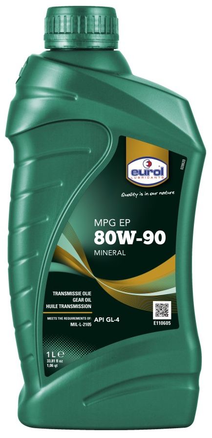 Масло трансмиссионное EUROL МPG SAE, класс вязкости 800W-90, GL4, 1 лS03301004 Масло трансмиссионное EUROL МPG SAE, класс вязкости 800W-90, GL4, 1 лS03301004Минеральное трансмиссионное масло для гипоидных передач и редукторов. Eurol HPG Gear Oil - минеральное трансмиссионное масло, изготовленное по последней технологии фосфор/сера. Эта технология присадок обеспечивает отличную защиту при контакте металл-металл в передачах в тяжелых условиях эксплуатации, а также при ударных нагрузках.Eurol HPG Gear Oil содержит специальные присадки, обладающие свойством оставлять защитную пленку для защиты от коррозии. Кроме того, масла с вязкостью SAE 80W и 80W-140 обладают превосходной текучестью при низких температурах для оптимальной работы в любое время года.Eurol HPG Gear Oil показывает отличную термостойкость и стойкость и окислению. Прокладки не повреждаются.Eurol HPG Gear Oil рекомендуется для использования в гипоидных передачах, мостах, кпп и дифференциалах, где требуются спецификации API GL-5 , MIL-L 2105-D и Mack GO-G. Масло с вязкость SAE 85W-90 может также применяться для требования спецификации MB 235.0.Спецификации и одобрения•80W-90 / 85W-140/80W-140:•API GL-5•MIL-L-2105-D•Mack GO-G•ZF TE-ML 05A,12A•MAN 342 N / MAN 342 type M-1•MT-1•85W-90:•API GL-5•MIL-L-2105D•MB 235.0•ZF TE-ML 05A,07A,08,16F,17B•MAN 342N/ MAN 342 type M-1•Volvo 97310•RVI 03-80-4003•MT-1