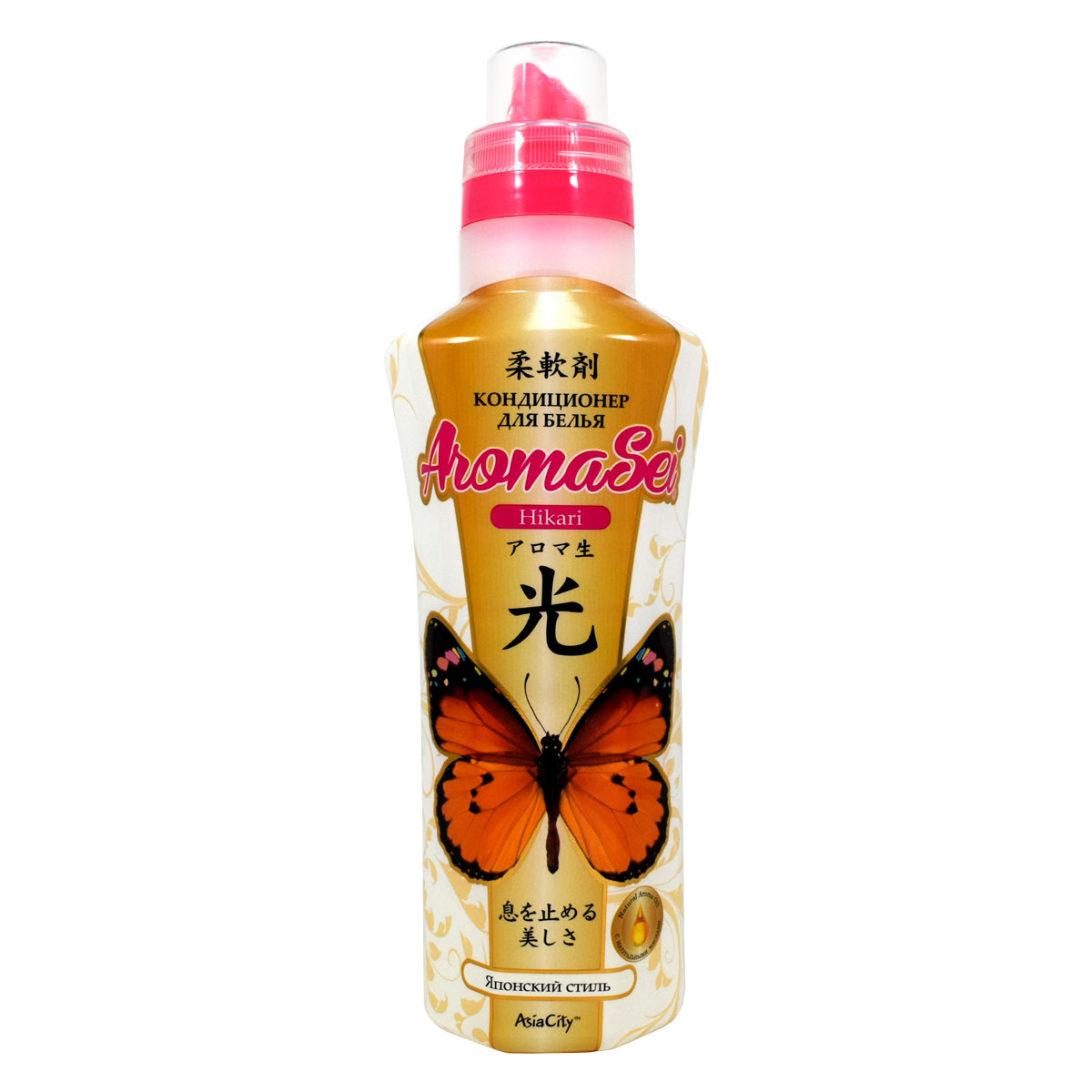 Кондиционер для белья AROMASEI Hikari, 720 млGC204/30 Кондиционер для белья AROMASEI Hikari, 720 млGC204/30Высококонцентрированное средство для смягчения одежды из хлопка, шерсти, синтетических тканей, обладает антистатическим эффектом и полностью смывается с одежды. Расправляет волокна ткани, уменьшая количество складок на одежде.Яркая парфюмерная композиция придаст Вашим вещам приятный и легкий аромат, благодаря 5 видам масел. Гераниевое масло сохраняет легкую фруктовую основу запаха; масло бергамота добавляет цитрусовые нотки в парфюмерную композицию, санталовое масло обладает глубоким экзотическим ароматом, масло пачули имеет восточный, сладкий аромат, а жасминовое масло обладает нежным цветочным запахом, великолепно сочетаясь с другими маслами и связывая все в единый ансамбль. Способ применения: Количество белья Количество средства5 кг 1 колпачок2,5 кг1/2 колпачка1 кг 1/5 колпачкаСпособ хранения: хранить в недоступном для детей, темном сухом месте, избегая воздействия прямых солнечных лучей на упаковку.