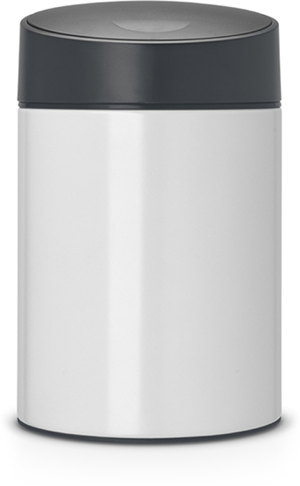 Ведро для мусора Brabantia Slide, с крышкой. 483165787502 Ведро для мусора Brabantia Slide, с крышкой. 483165787502Легко открывается движением одной руки, закрывается бесшумно и автоматически - уникальная запатентованная система открывания/закрывания.Без соприкосновения с соержимым бака - крышка плавно поднимается и опускается.Настенное или напольное использование - в комплекте простой в установке опорный кронштейн.Бак снимается с настенного кронштейна для тщательной очистки стены.Удобное освобождение от мусора и очистка - отдельное внутреннее пластиковое ведро из пластика (вместимостью 5 литров).Предохранение пола от повреждений - пластиковый защитный обод.Идеально подходящие по размеру мешки для мусора с завязками - удобная смена мешков и всегда опрятный вид.Предлагается в двух вариантах исполнения - с блоком крышки из пластика и из металла (DeLuxe).10-летняя гарантия Brabantia.