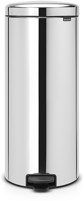 Мусорный бак с педалью Brabantia NewIcon, 30 л. 114366790009 Мусорный бак с педалью Brabantia NewIcon, 30 л. 114366790009Этот высокий вместительный бак с педалью на 30 литров – превосходное решение для большой семьи. Бесшумный – плавное закрывание крышки и необыкновенно мягкий ход педали.Не пропускает запах – плотно прилегающая крышка.Устойчивый – специальное устройство, предотвращающее опрокидывание бака.Не повреждает пол – нескользящее основание.Удобная очистка –съемное внутреннее пластиковое ведро.Бак удобно перемещать – специальная ручка в блоке крепления крышки.Всегда опрятный вид – в комплекте идеально подходящие по размеру мешки для мусора PerfectFit (размер D). Сертификат соответствия концепции регенерации Cradle to Cradle.Изготовлен на 40% из переработанных материалов, подлежит вторичной переработке вместе с упаковкойна 98%. 10 лет гарантии и сервисное обслуживание.Brabantia c заботой о вашем доме и планете. Добрые дела сегодня – залог счастливого завтра. Мусорные баки с педалью newIcon не только безупречно красивы, они еще и надежные работники! Покупая этот бак, вы вносите вклад в крупнейший проект по очистке мирового океана от пластикового мусора, реализуемый организацией Ocean Cleanup. При продаже каждого бака Brabantia осуществляет благотворительный вклад в проект. Разве это не здорово?