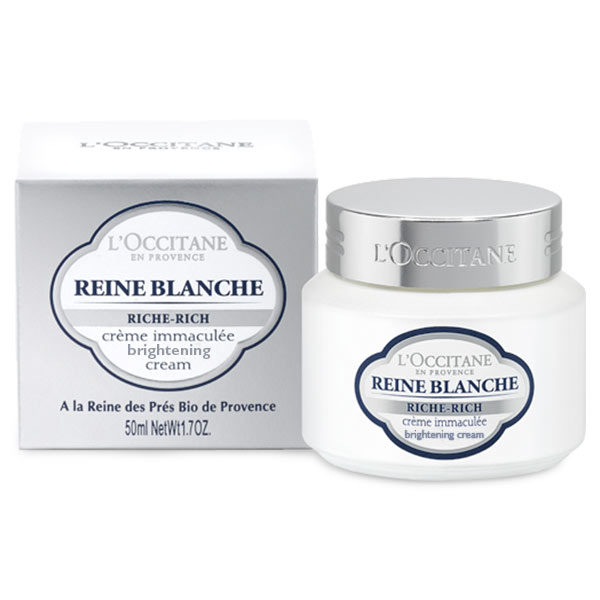 LOccitane Сияющий крем Белая Королева 50 мл469828 LOccitane Сияющий крем Белая Королева 50 мл469828Верните сияние коже вместе с инновационной линией Белая Королева. Крем содержит экстракт таволги, богатый салициловой кислотой, которая известна способностью возвращать коже сияние.Регулярное применение крема решает такие проблемы, как тусклый цвет лица, неровный тон, отсутствие сияния.