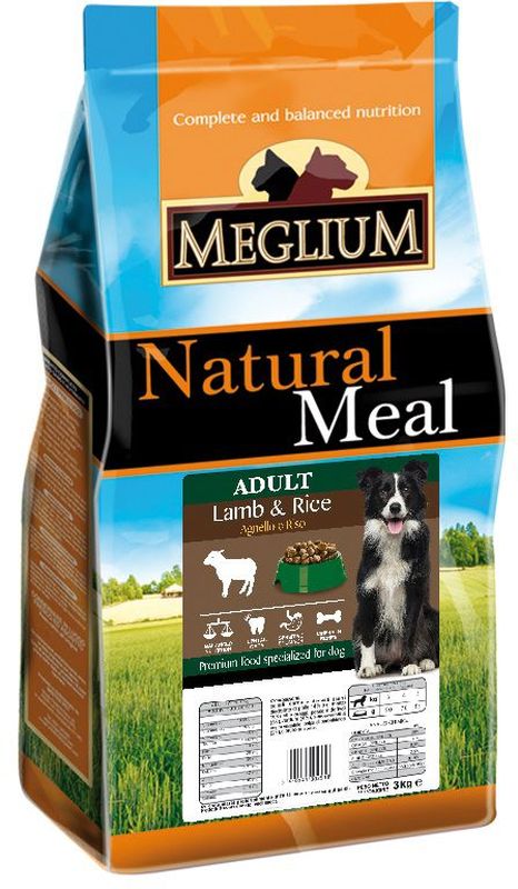 Корм сухой Meglium Sensible для собак, ягненок и рис, 3 кг0120710 Корм сухой Meglium Sensible для собак, ягненок и рис, 3 кг0120710Сбалансированный корм в оптимальном соотношении белков и углеводов специально разработан для собак с чувствительным пищеварением. Содержит жизненноважные витамины и минералы.