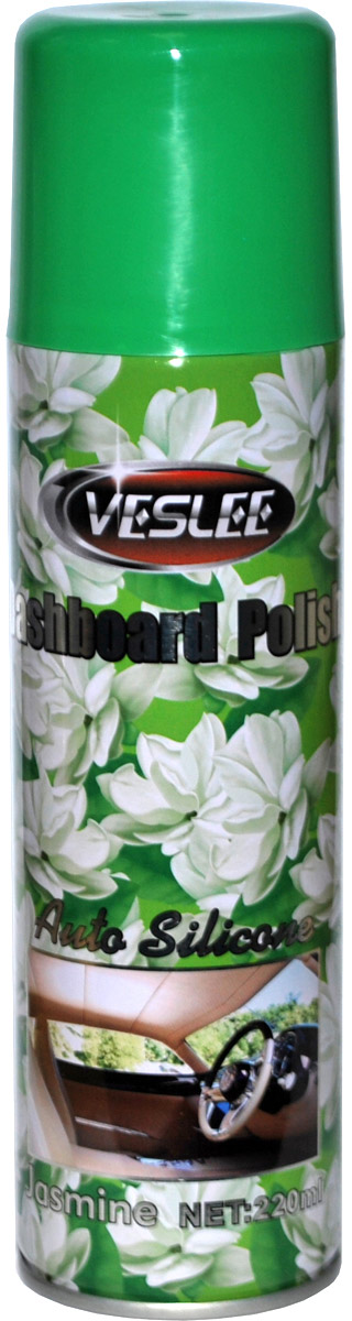 Очиститель-полироль Veslee Жасмин, с силиконом, для пластика, кожи и резины, 220 мл (аэрозоль)5121 Очиститель-полироль Veslee Жасмин, с силиконом, для пластика, кожи и резины, 220 мл (аэрозоль)5121Применяется для ухода за приборной панелью, а также различными пластиковыми, резиновыми и виниловыми элементами салона автомобиля. Удаляет пыль и грязь, пятна и отпечатки пальцев. Образует на поверхности плёнку с пылеотталкивающими свойствами, придаёт поверхности блеск. Защищает от негативного воздействия ультрафиолета и предотвращает появление микротрещин. Обладает свежим ароматом, нейтрализующим неприятные запахи.