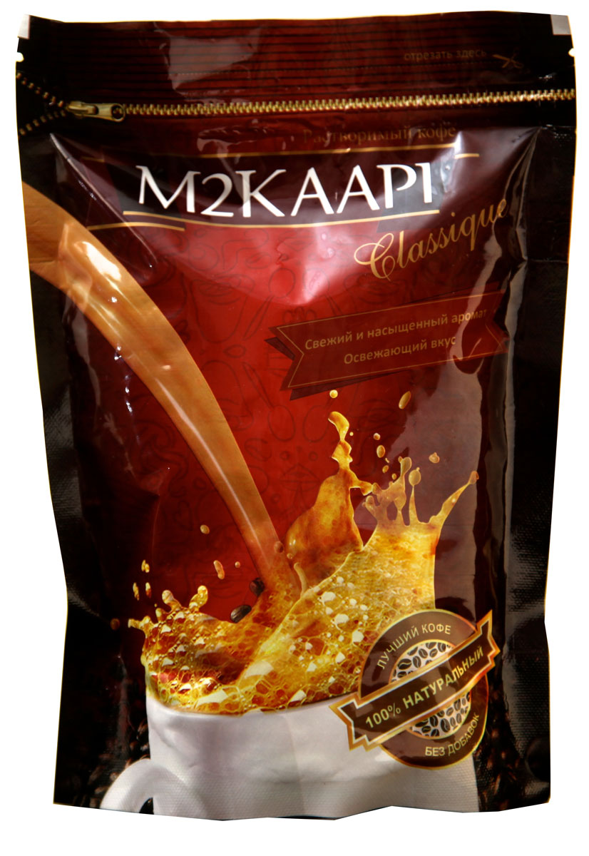 M2Kaapi кофе растворимый гранулированный, 200 г (пакет)0120710 M2Kaapi кофе растворимый гранулированный, 200 г (пакет)0120710100% натуральный кофе растворимый гранулированный M2Kaapi. Кофе не содержит искусственных добавок и ароматизаторов, содержит 3,77 % кофеина.