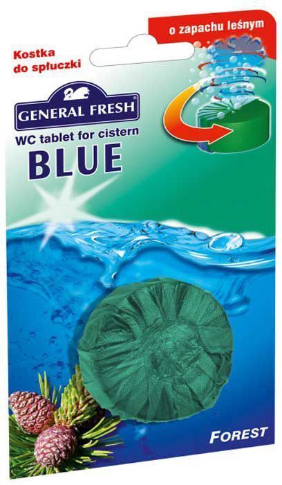 Очиститель-освежитель General Fresh WC. Blue, для смывного бачка, таблетка, 1 шт. 542000S03301004 Очиститель-освежитель General Fresh WC. Blue, для смывного бачка, таблетка, 1 шт. 542000S03301004Без особых хлопот обеспечит гигиеническую чистоту, и свежесть вашего туалета в течение длительного времени. Тройного действия. 1. Очищает поверхность унитаза, предотвращая образование известкового налета. 2. Уничтожает бактерии даже в труднодоступных местах. 3. Создает обильную пену и стойкий свежий аромат при каждом сливе воды