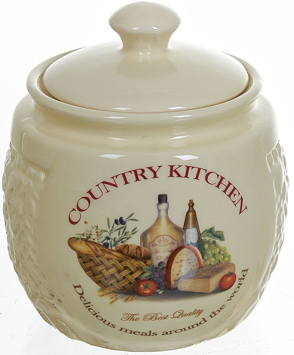 Сахарница Polystar Country Kitchen, 450 мл115510 Сахарница Polystar Country Kitchen, 450 мл115510Сахарница Country Kitchen с крышкой изготовлена из высококачественной керамики и украшена уютным рисунком. Емкость универсальна, подойдет как для сахара, так и для специй или меда.
