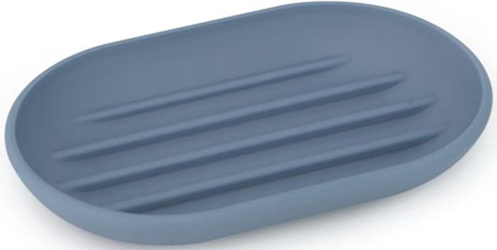 Мыльница Umbra Touch, цвет: дымчато-синий, 2,2 х 9 х 14 см391602 Мыльница Umbra Touch, цвет: дымчато-синий, 2,2 х 9 х 14 см391602Лаконичная и простая мыльница, изготовленная из приятного на ощупь пластика. Нескользящее основание. Благодаря специальным желобкам на донышке мыло быстро высыхает и не прилипает к поверхности. Дизайн: Alan Wisniewski