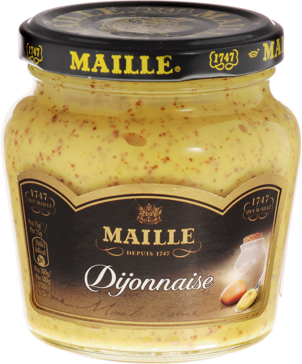 Maille Дижонез Соус майонезный, 200 г0120710 Maille Дижонез Соус майонезный, 200 г0120710Оригинальный соус на основе сливочного французского майонеза и Дижонской горчицы Maille.