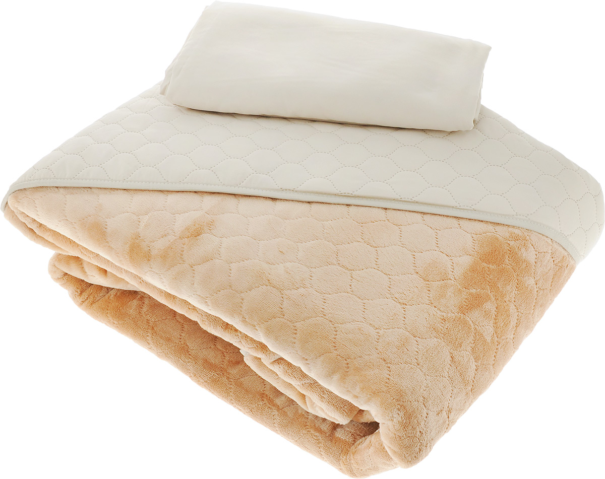 Комплект для спальни Sleep iX Multi Set: покрывало 220 х 240 см, простыня 230 х 240 см, 2 наволочки 50 х 70 см, цвет: бежевый, светло-рыжий1004900000360 Комплект для спальни Sleep iX Multi Set: покрывало 220 х 240 см, простыня 230 х 240 см, 2 наволочки 50 х 70 см, цвет: бежевый, светло-рыжий1004900000360Комплект для спальни Sleep iX Multi Set состоит из покрывала, простыни и 2 наволочек. Верх многофункционального одеяла-покрывала выполнен из мягкой высокотехнологичной ткани, которая хорошо сохраняет тепло, устойчива к стирке и износу, а низ выполнен из нежного искусственного меха. Такой мех не требует специального ухода, он легко чистится и долгое время сохраняет мягкость и внешний вид. Наволочки и простыня выполнены из микрофибры. Комплект для спальни Sleep iX Multi Set - отличный способ придать спальне уют и привнести в интерьер что-то новое.Размер покрывала: 220 х 240 см. Размер наволочки: 50 х 70 см. Размер простыни: 230 х 240 см.Комплект упакован в сумку-чехол на застежке-молнии.